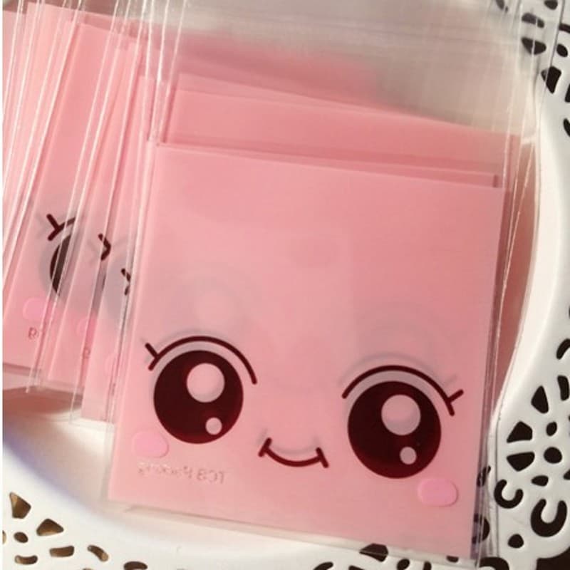 Cute Pink Printed Self Adhesive Seal OPP Gift Packaging Bag